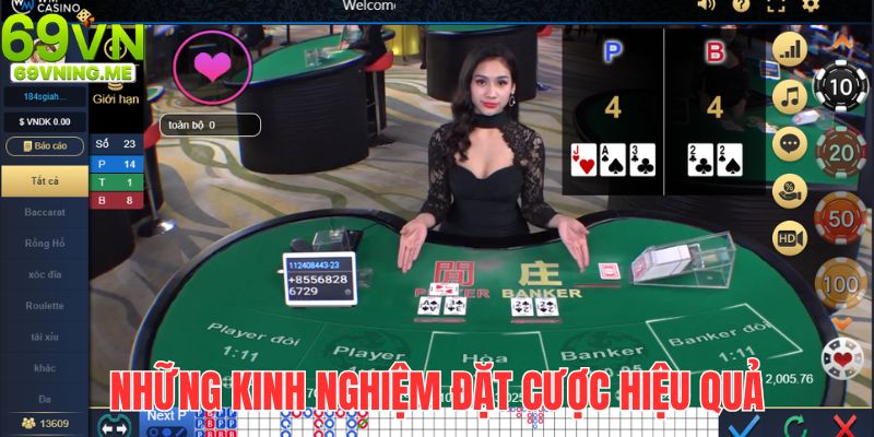 Bỏ túi những chiến thuật cược Baccarat hiệu quả thắng lớn